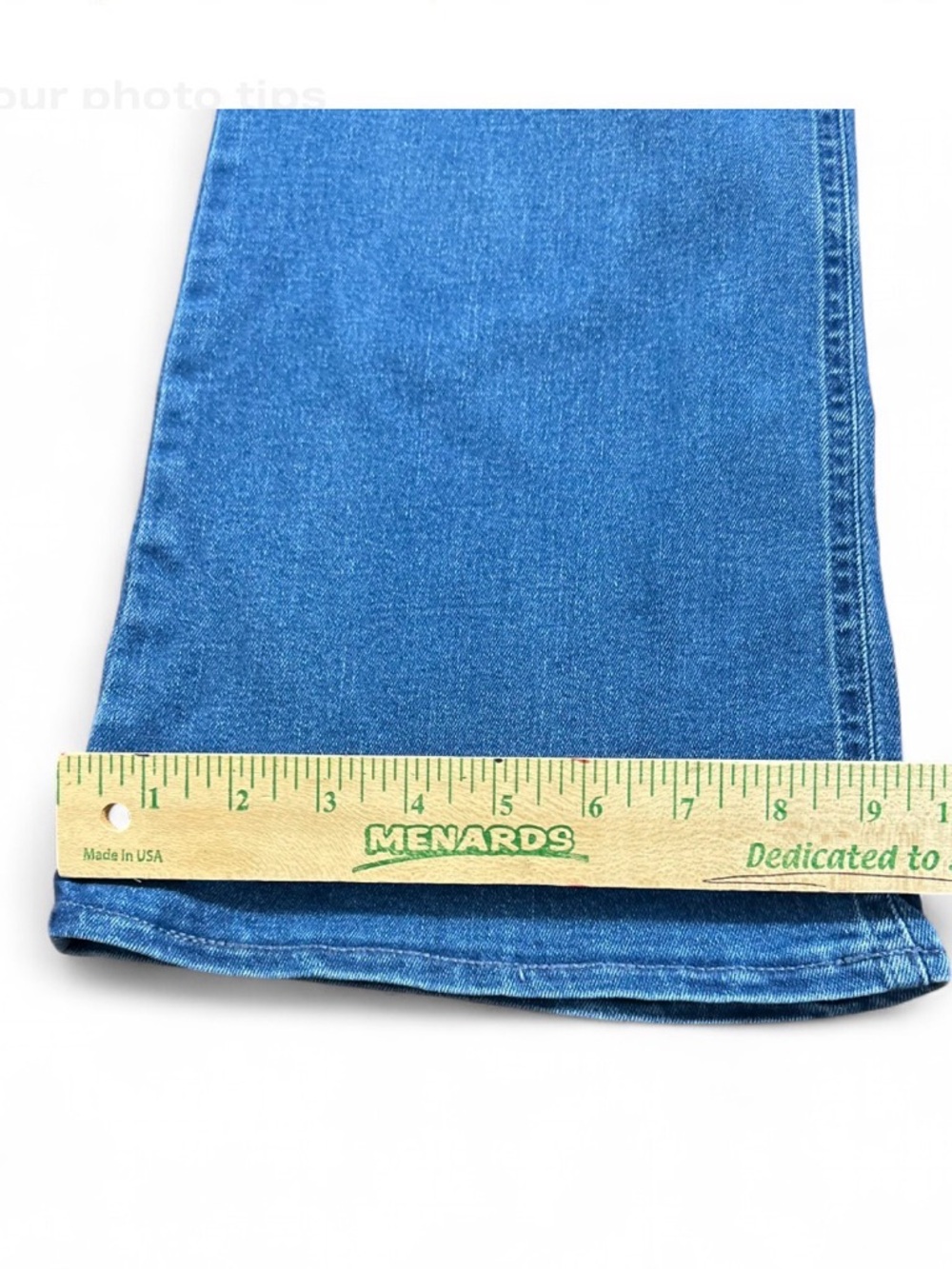 OLD NAVY Women’s Blue High-Rise Wide Leg Jeans 10, Stretch. - Picture 8 of 8